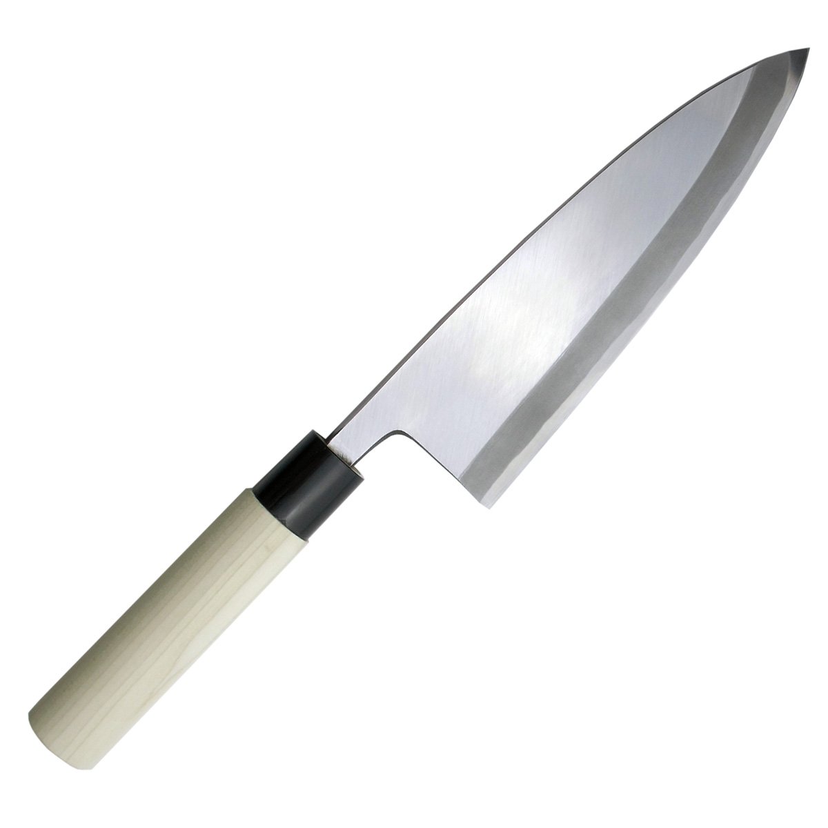 鋼製出刃包丁 宮文 白紙鋼出刃（水牛柄） – 宮文